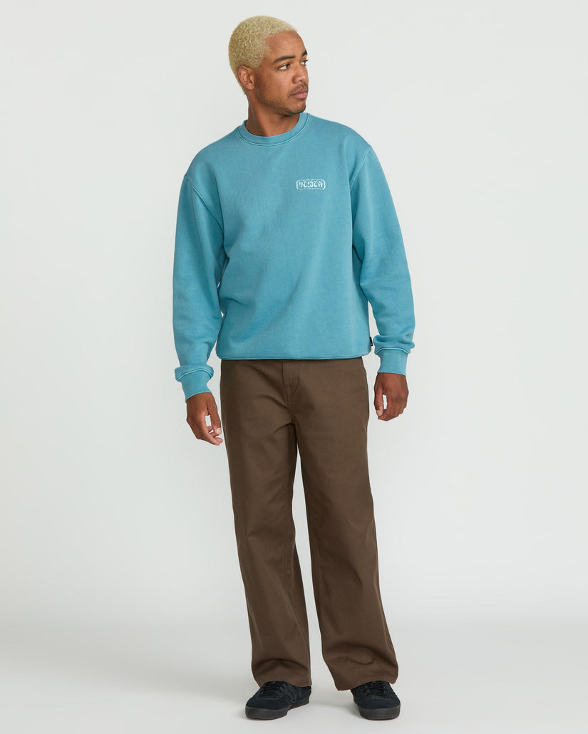Sudadera Terry Stoned - Used Blue
