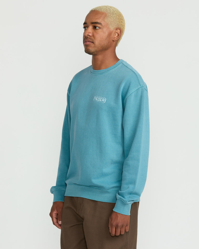 Sudadera Terry Stoned - Used Blue