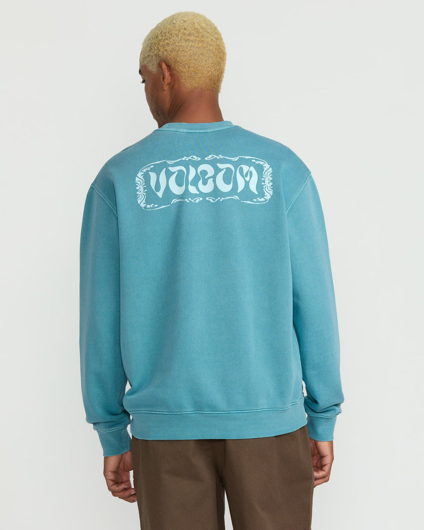 Sudadera Terry Stoned - Used Blue