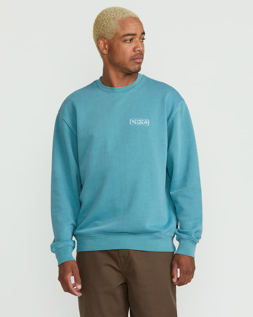 Sudadera Terry Stoned - Used Blue