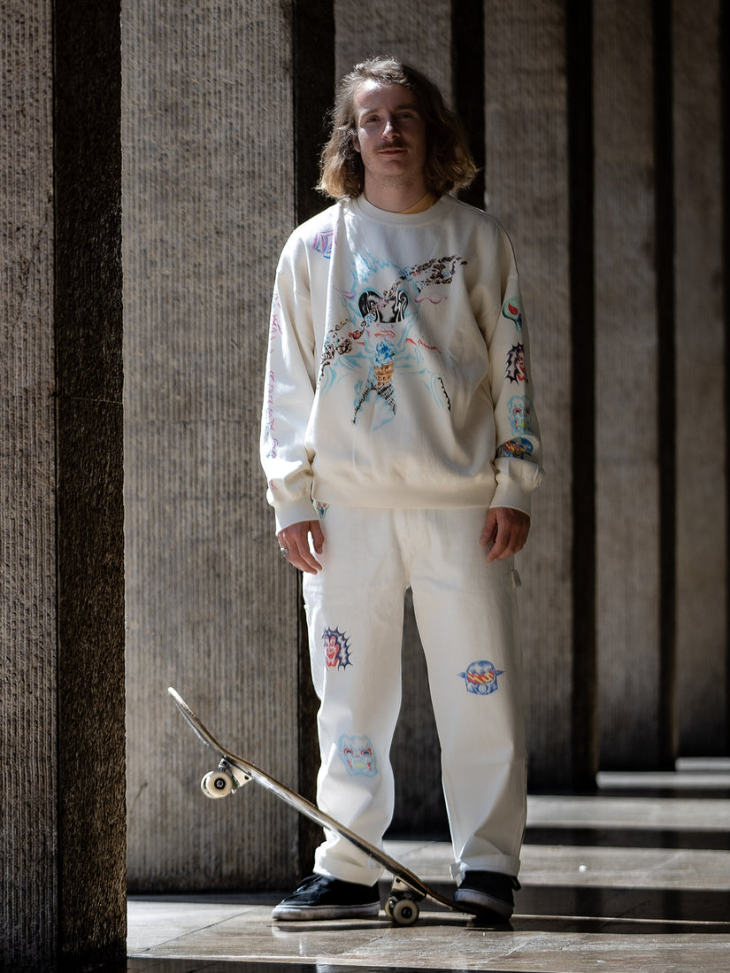 Sudadera Sam Ryser  - OFF WHITE