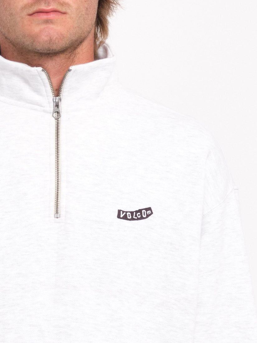 Sudadera Mocklov 1/2 Zip - Bone Heather