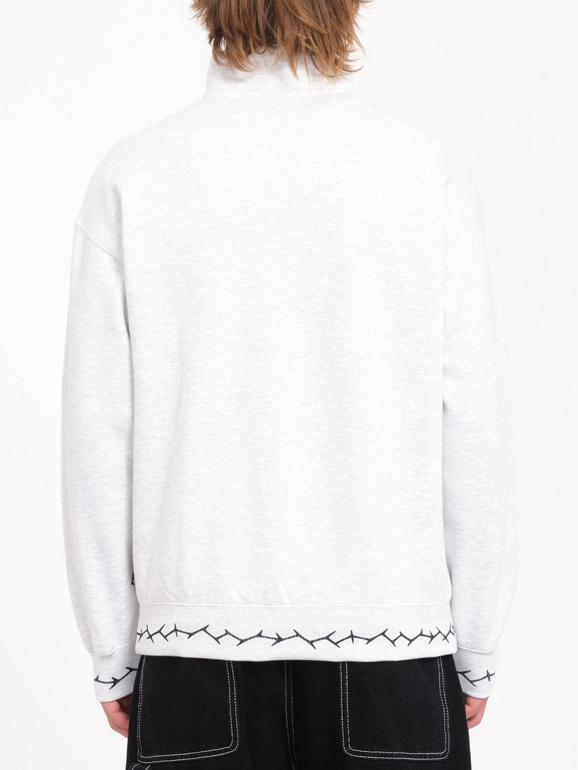 Sudadera Mocklov 1/2 Zip - Bone Heather