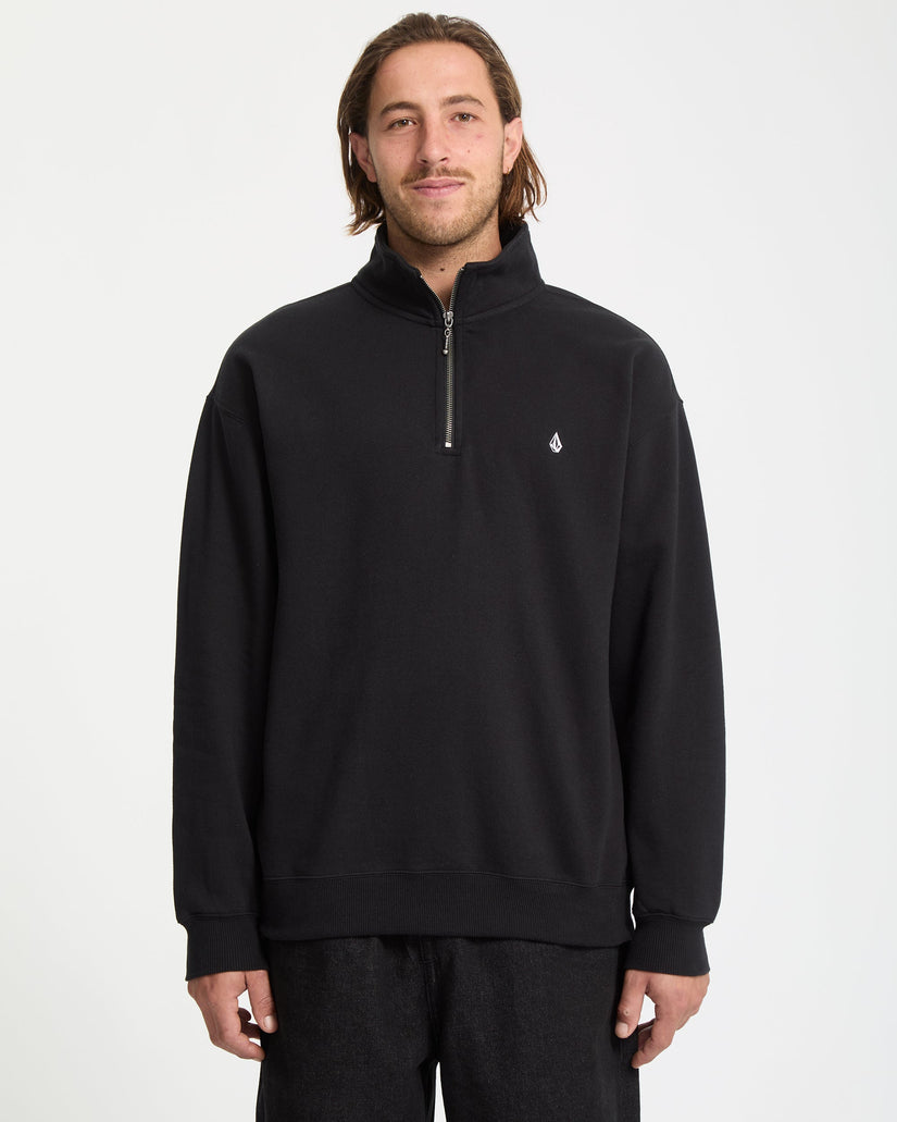 Sudadera Single Stone Zip - Black