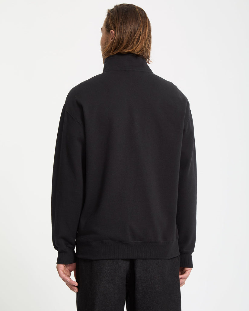 Sudadera Single Stone Zip - Black