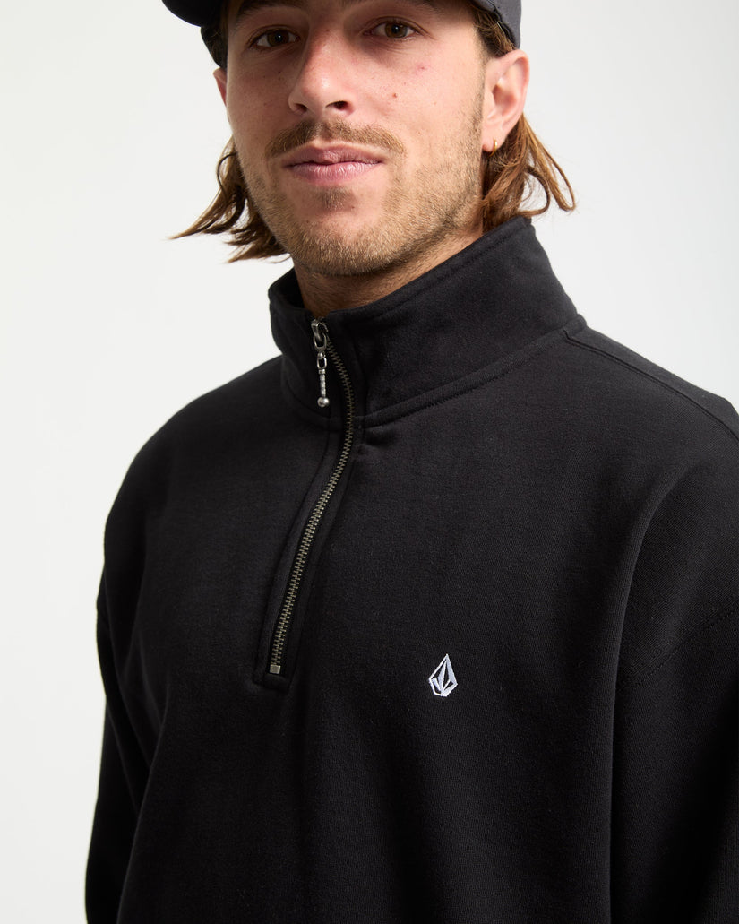 Sudadera Single Stone Zip - Black