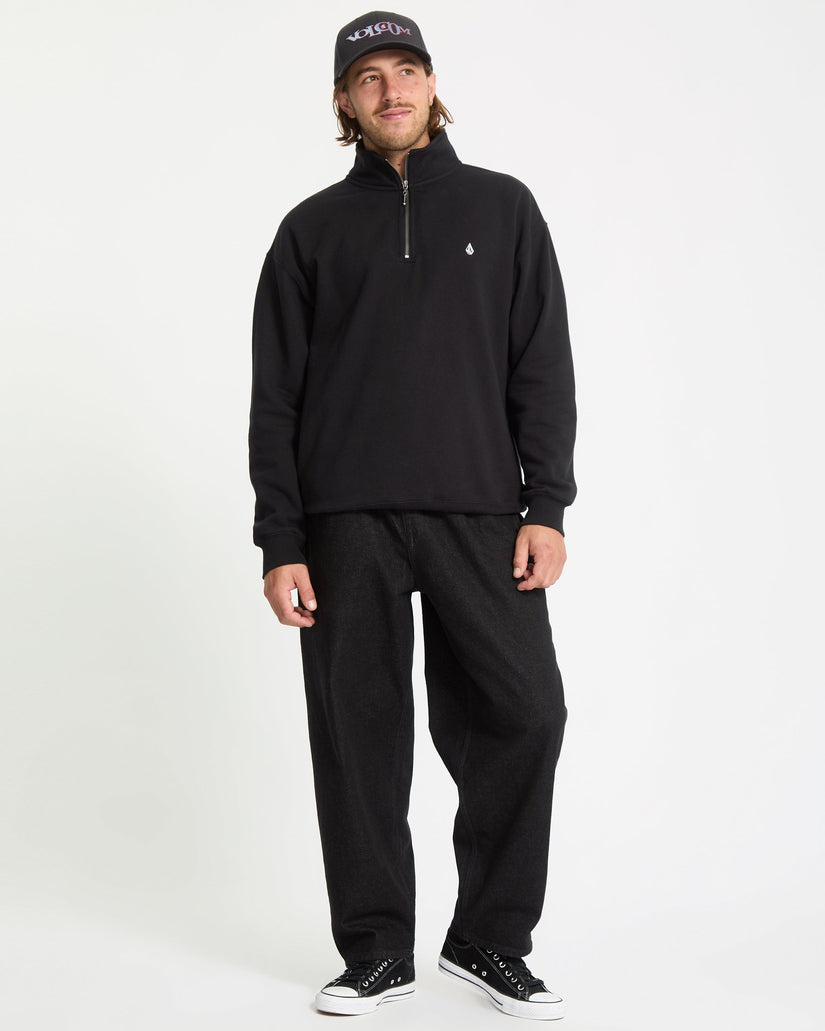 Sudadera Single Stone Zip - Black