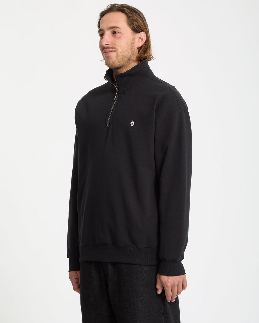 Sudadera Single Stone Zip - Black