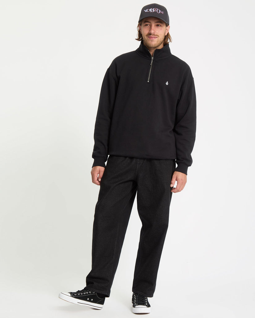 Sudadera Single Stone Zip - Black