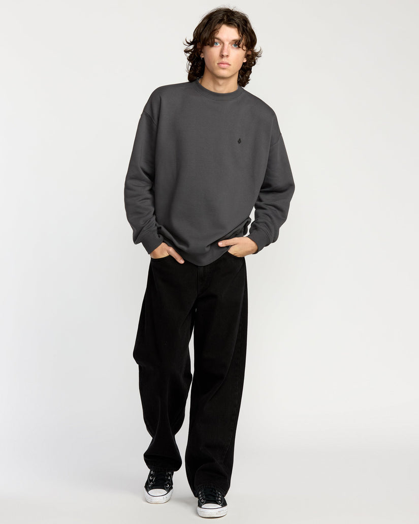 Sudadera Single Stone - Asphalt Black