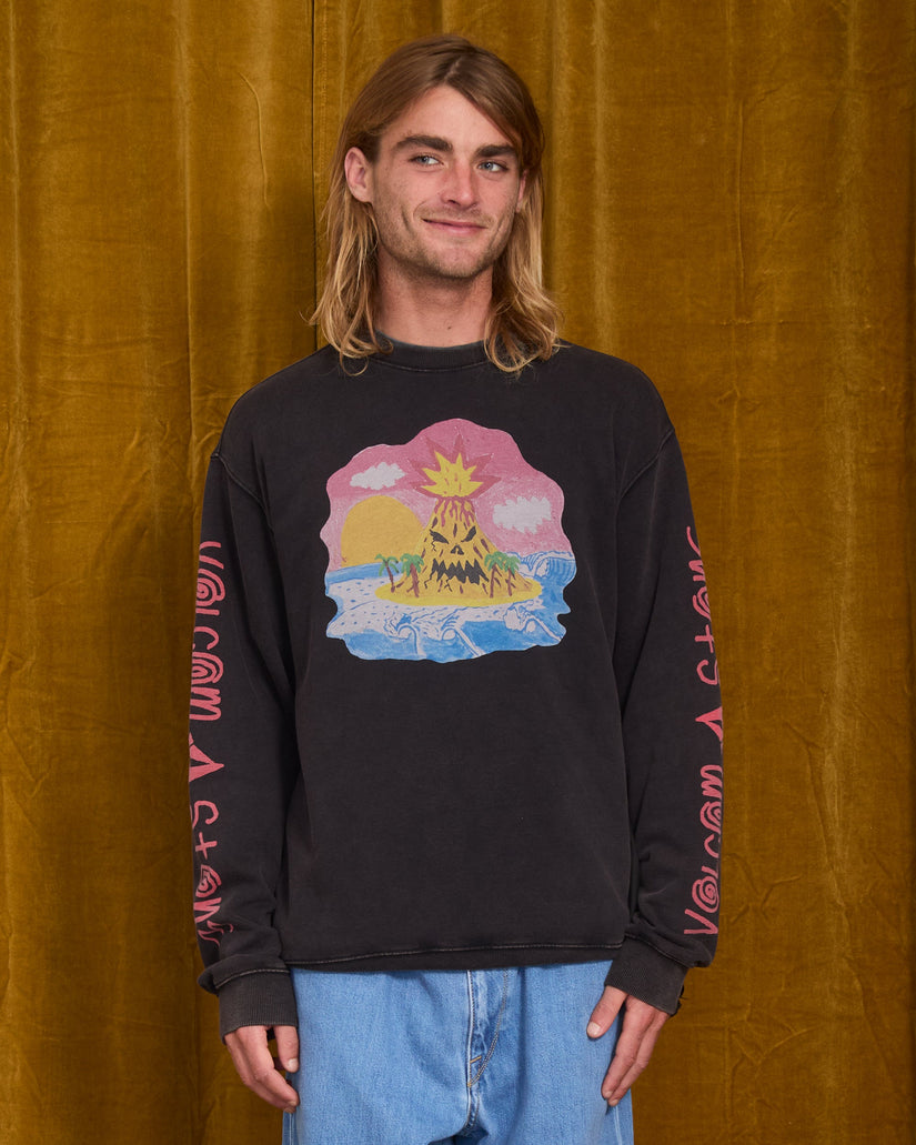 Sudadera Ozzy - Light Acid Black