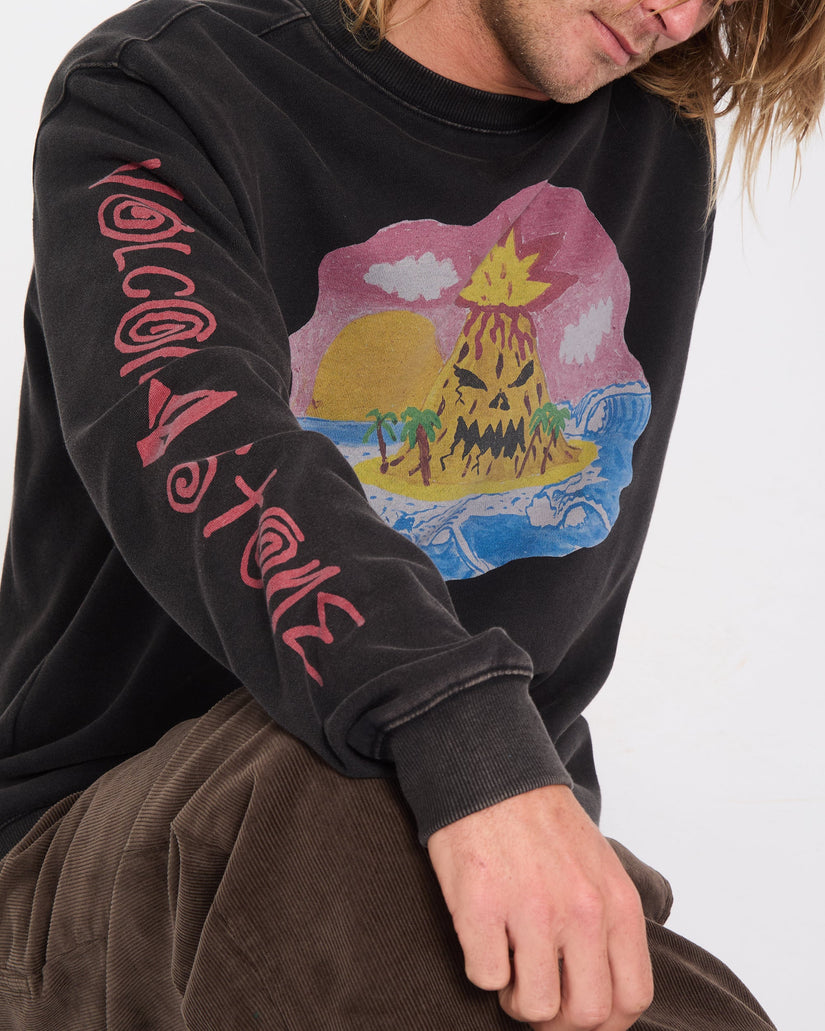 Sudadera Ozzy - Light Acid Black