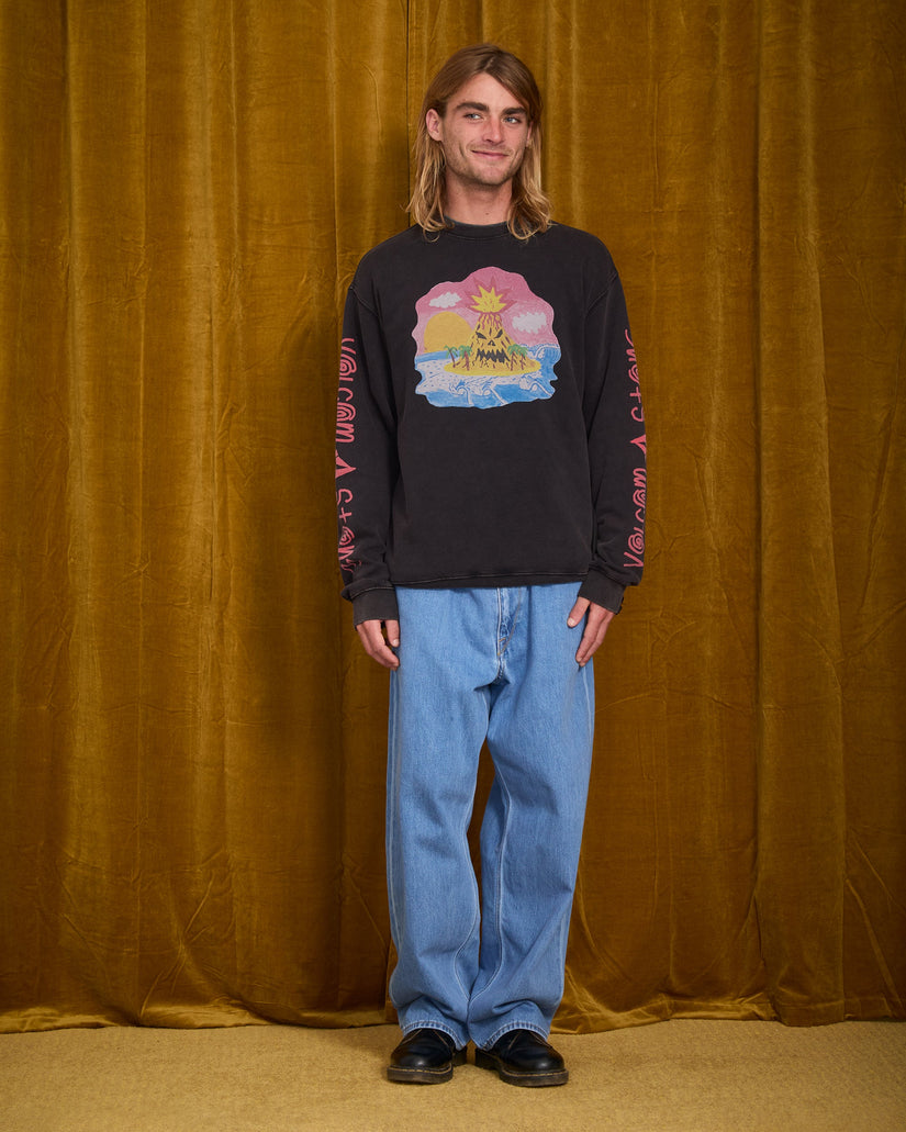 Sudadera Ozzy - Light Acid Black