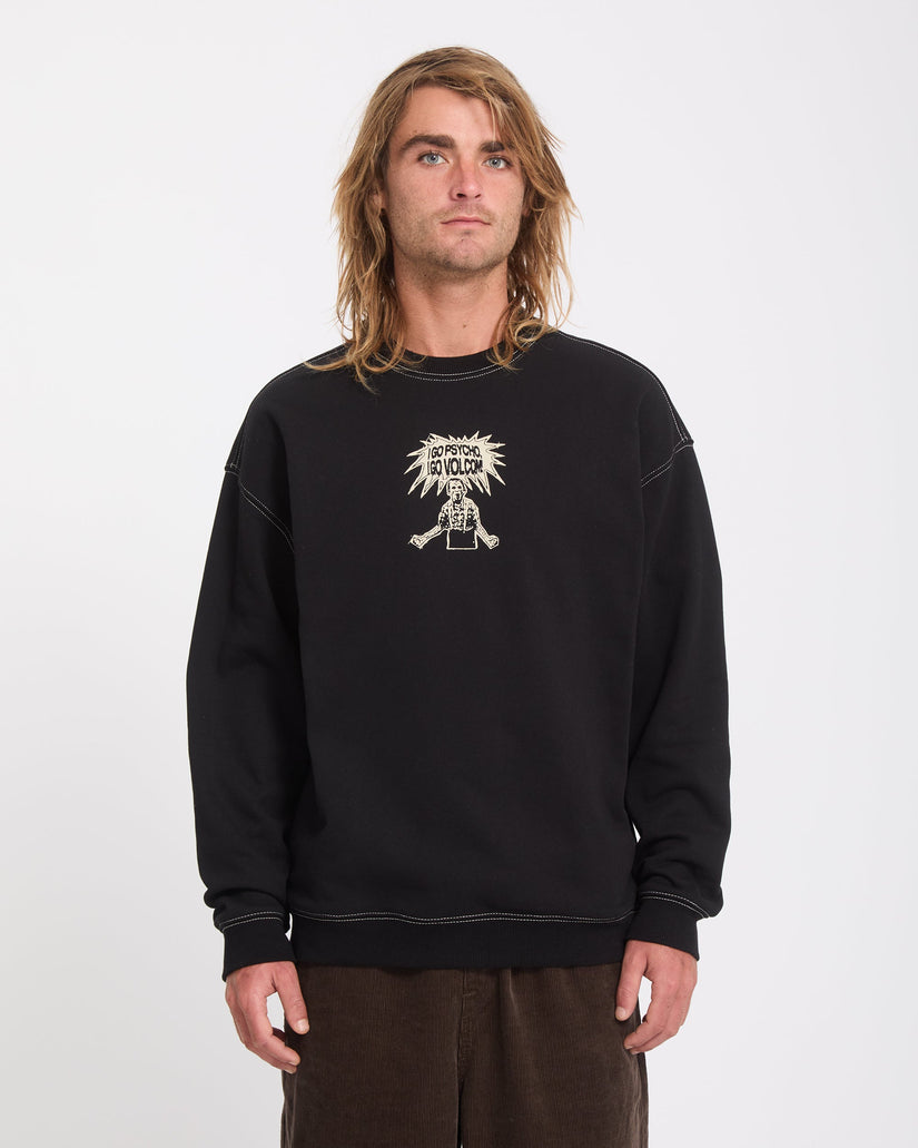 Sudadera I Go Psycho - Black