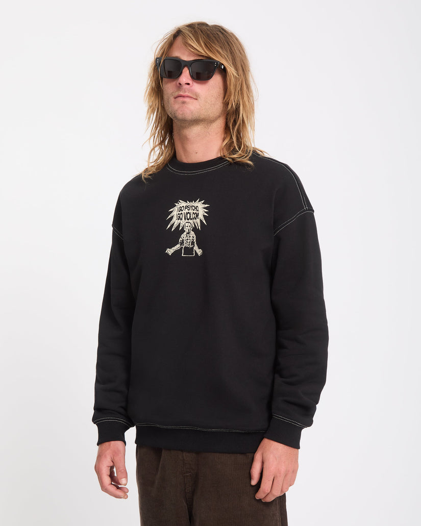 Sudadera I Go Psycho - Black