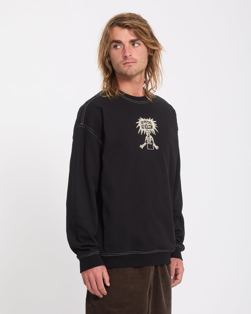 Sudadera I Go Psycho - Black
