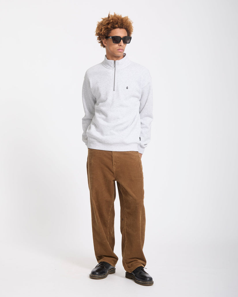 Sudadera Single Stone Quarter Zip - Bone Heather