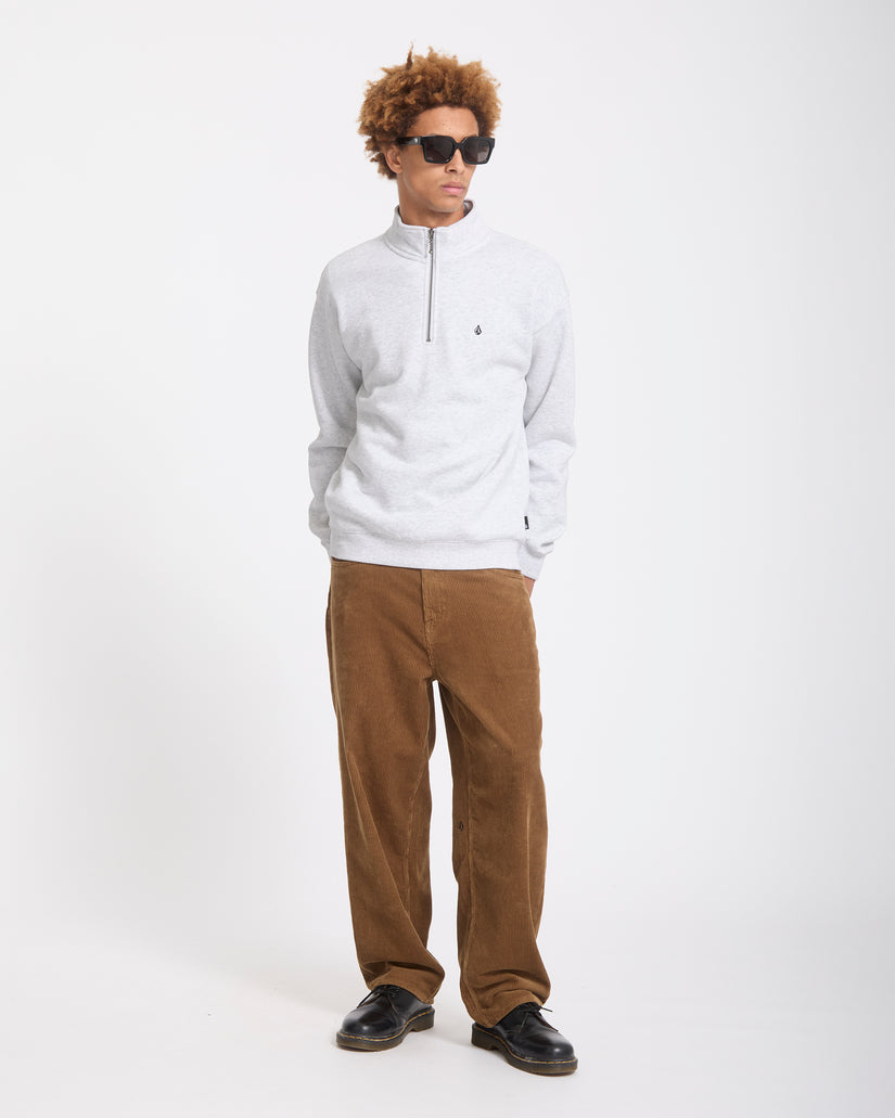 Sudadera Single Stone Quarter Zip - Bone Heather