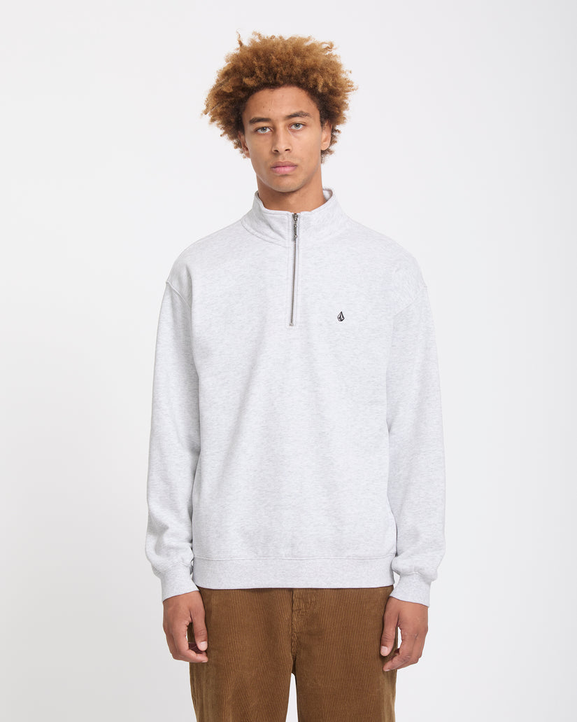 Sudadera Single Stone Quarter Zip - Bone Heather