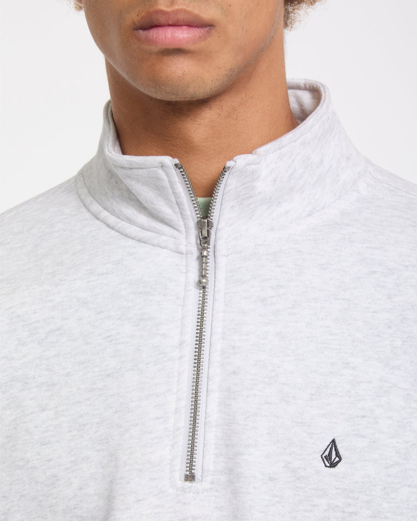 Sudadera Single Stone Quarter Zip - Bone Heather