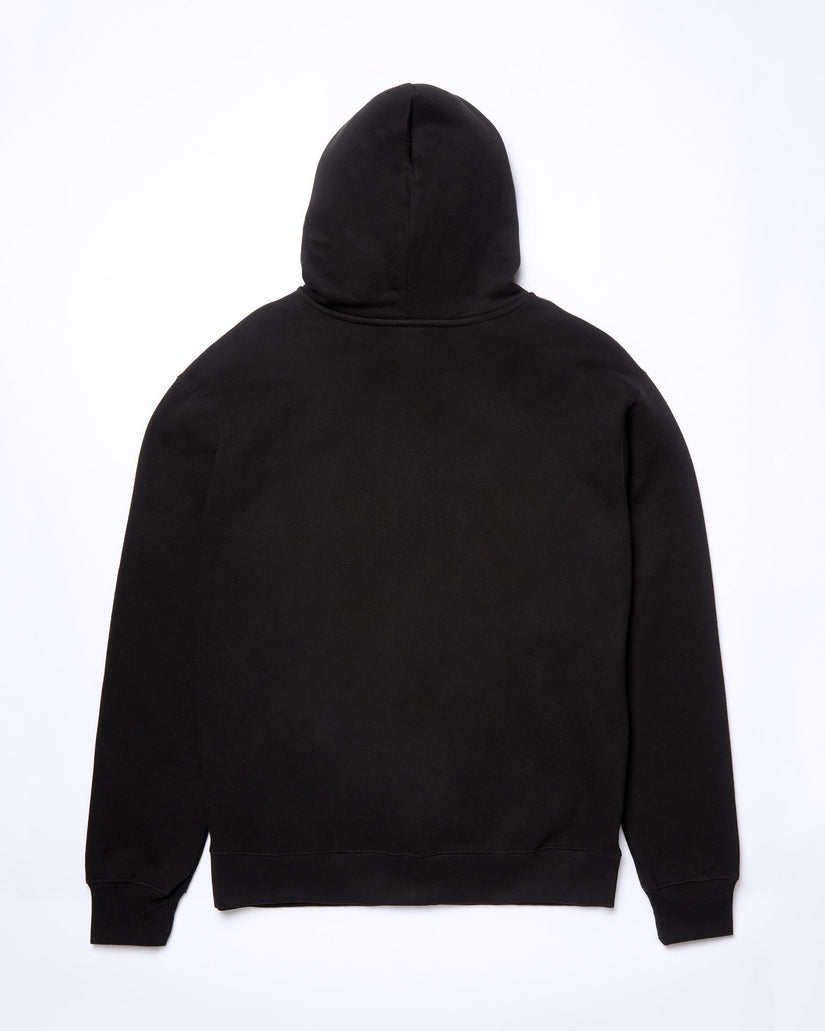 Sudadera con capucha y cremallera Single Stone - BLACK