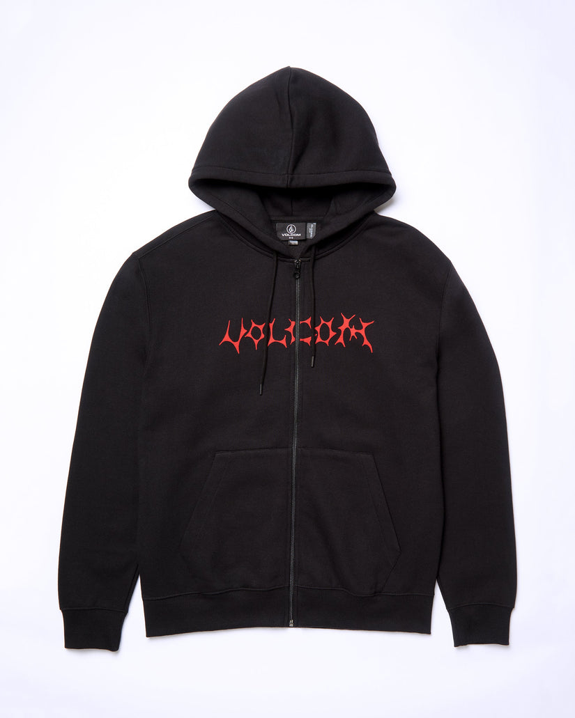 Sudadera con capucha y cremallera Watanite - BLACK