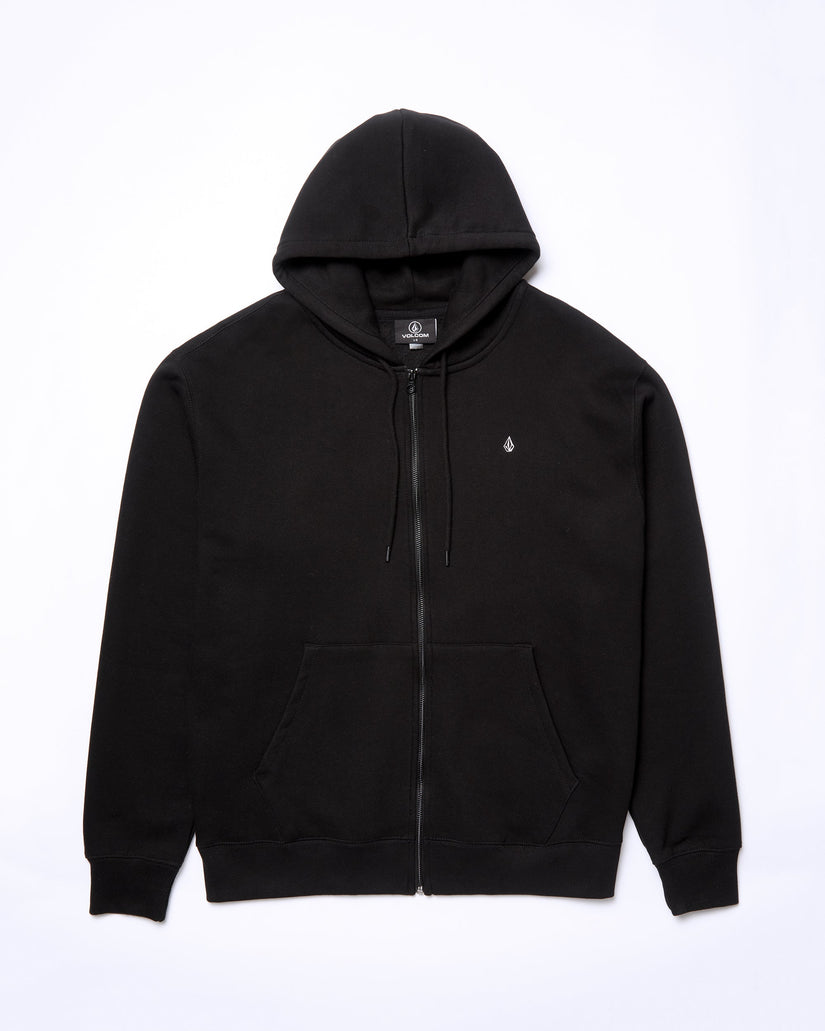 Sudadera con capucha y cremallera Single Stone - Black