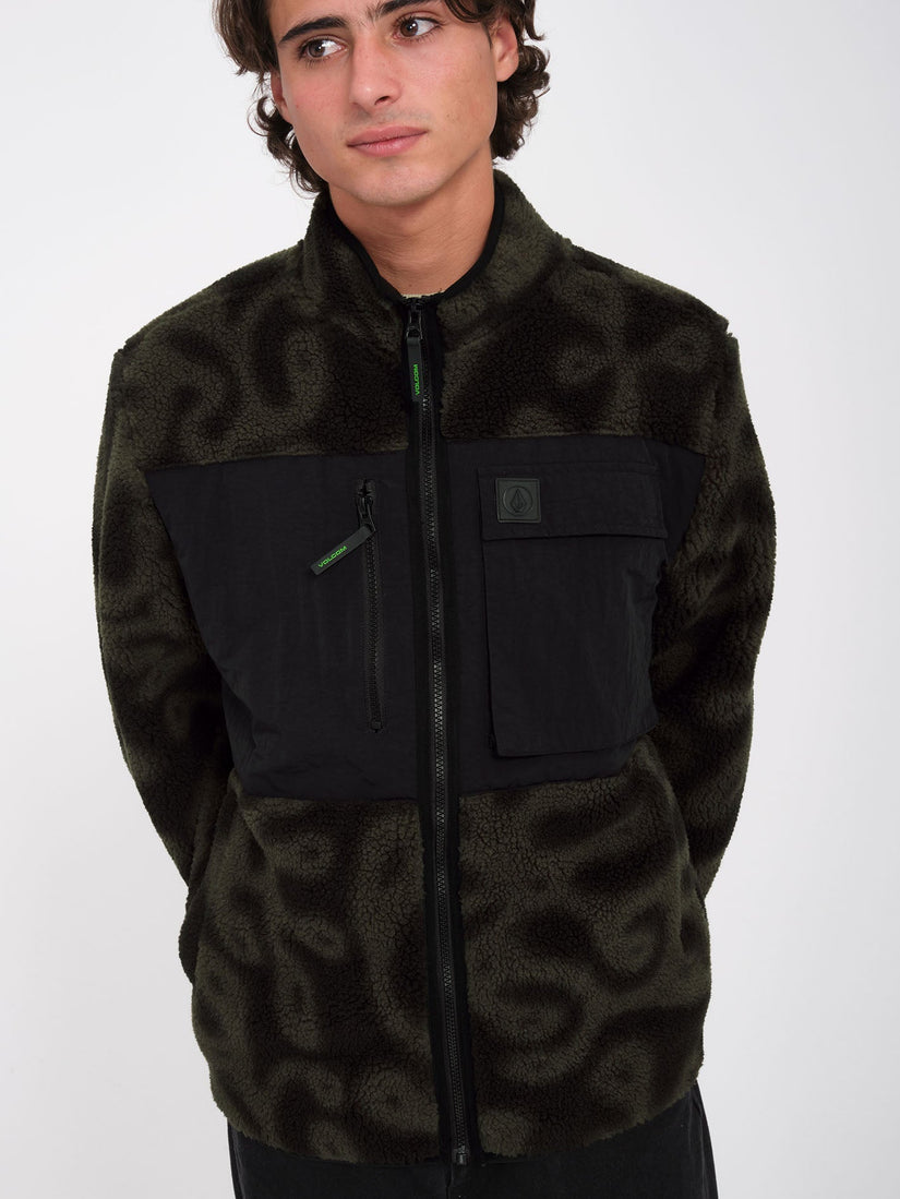 Sudadera Zephyr Storm Stone Zip - Print