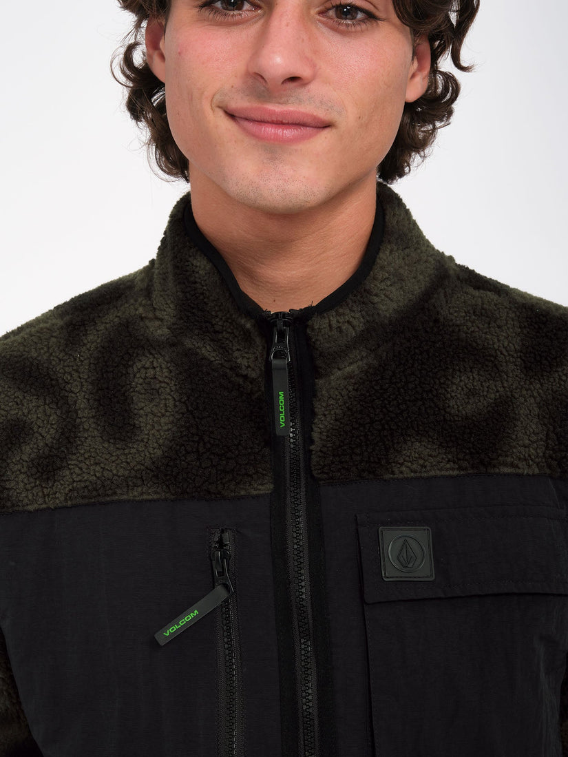 Sudadera Zephyr Storm Stone Zip - Print