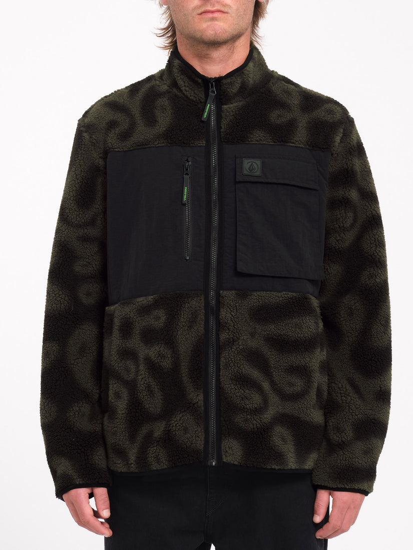 Sudadera Zephyr Storm Stone Zip - Print
