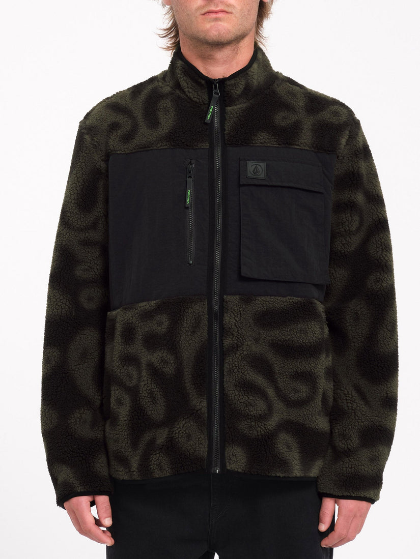 Sudadera Zephyr Storm Stone Zip - Print