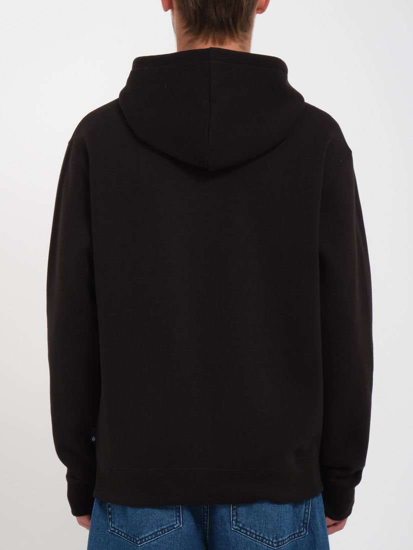 Sudadera con Capucha Single Stone Zip - Black