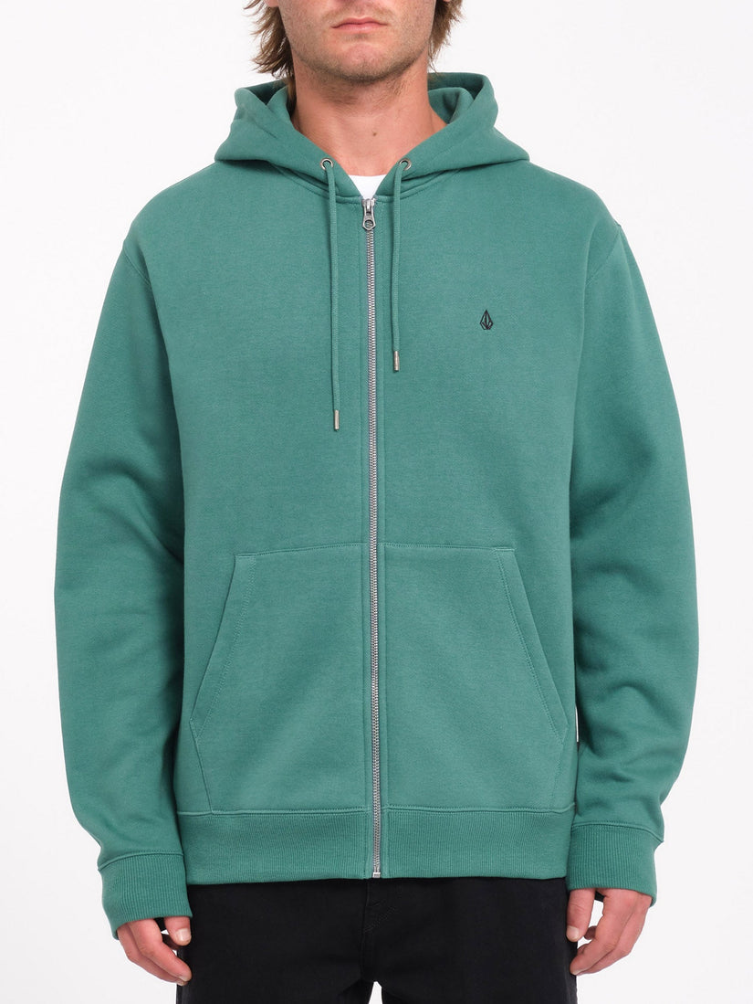 Sudadera con Capucha Single Stone Zip - Sea Green