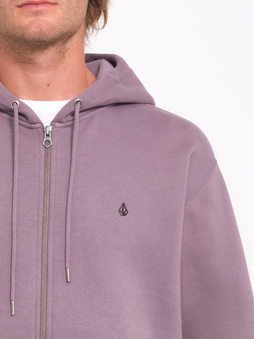 Sudadera con Capucha Single Stone Zip - Vintage Violet