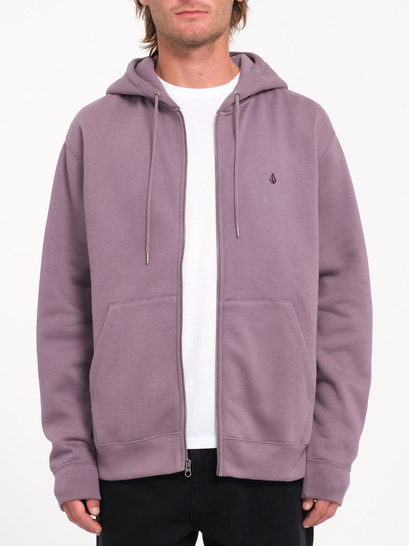 Sudadera con Capucha Single Stone Zip - Vintage Violet