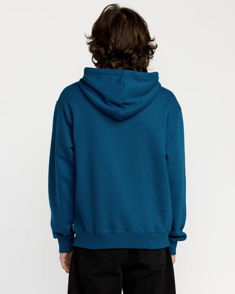 Sudadera Con Capucha Y Cremallera Single Stone - Cosmic Blue