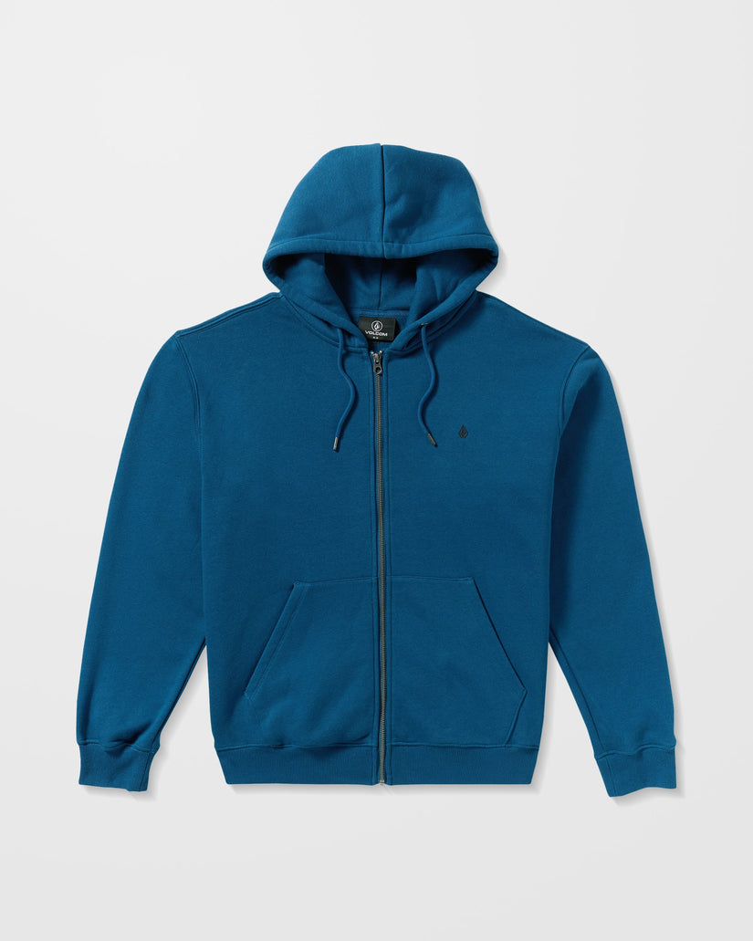 Sudadera Con Capucha Y Cremallera Single Stone - Cosmic Blue