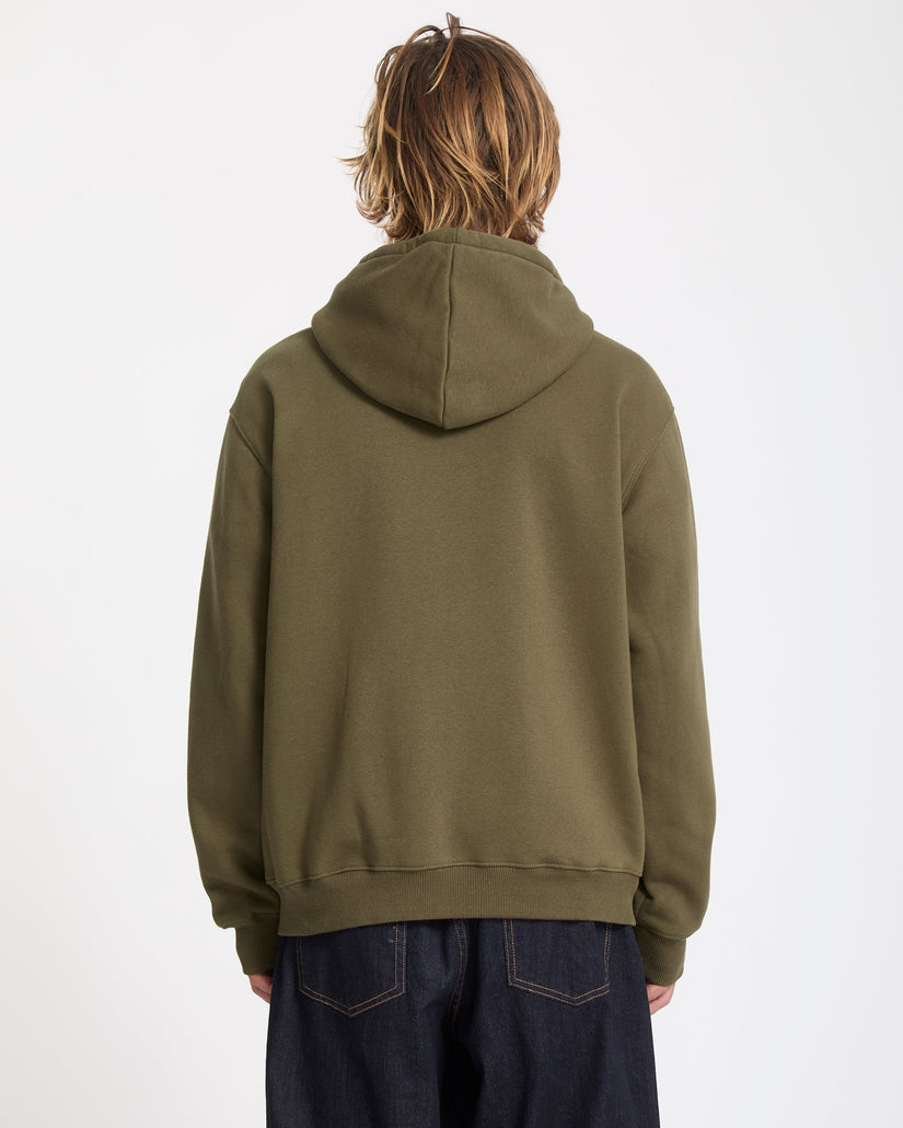 Sudadera Con Capucha Y Cremallera Single Stone - Sage Leaf