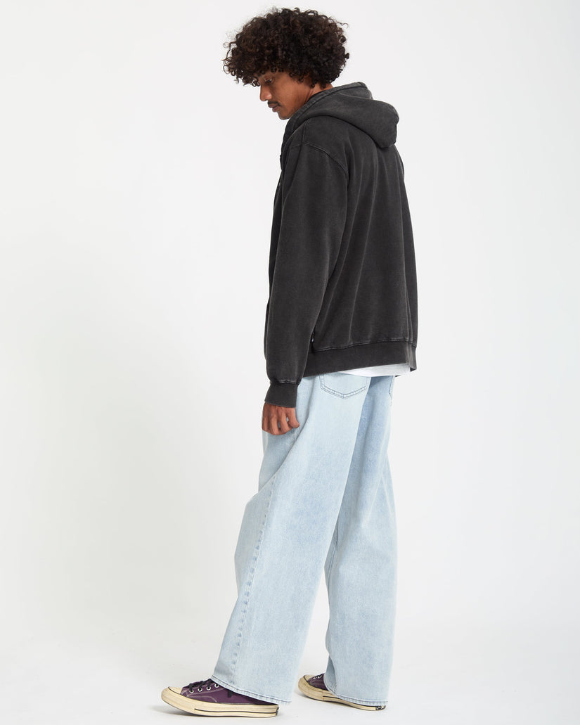 Sudadera Con Capucha Y Cremallera Studder - Black