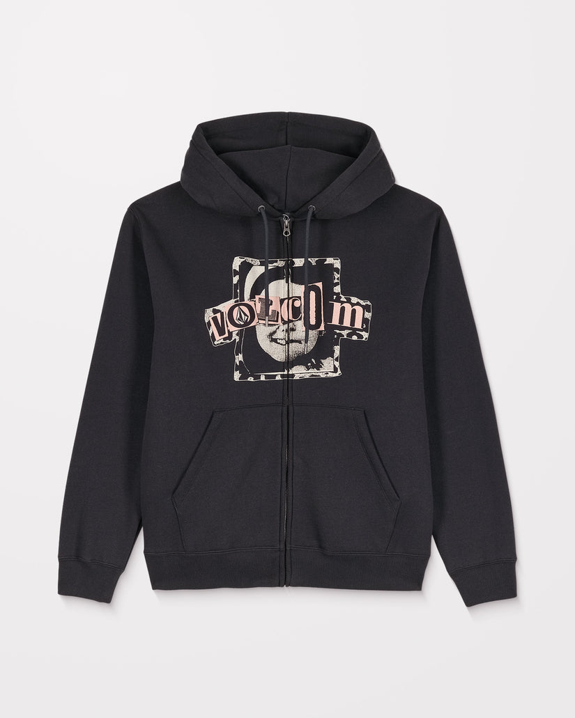 Sudadera Con Capucha Y Cremallera Stick Stoner - Antique Black