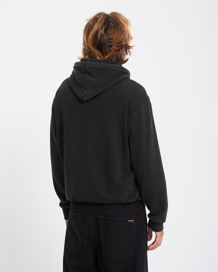 Sudadera con capucha y cremallera Studder - Black