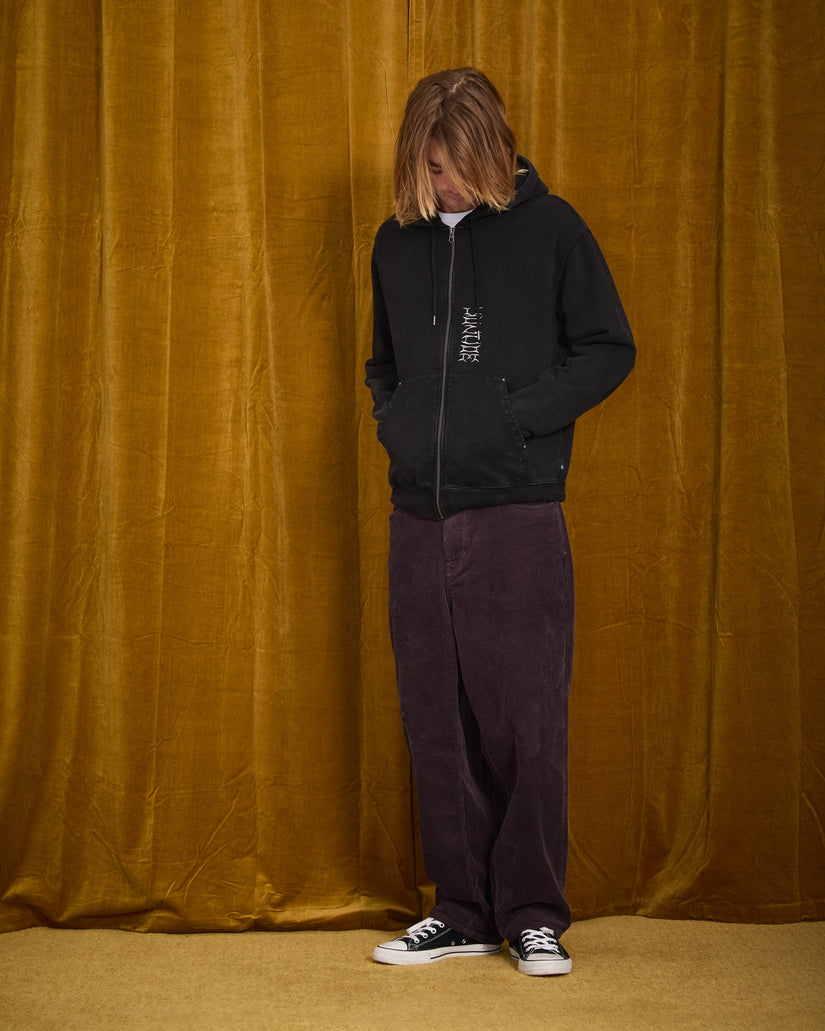 Sudadera con capucha y cremallera Studder - Black