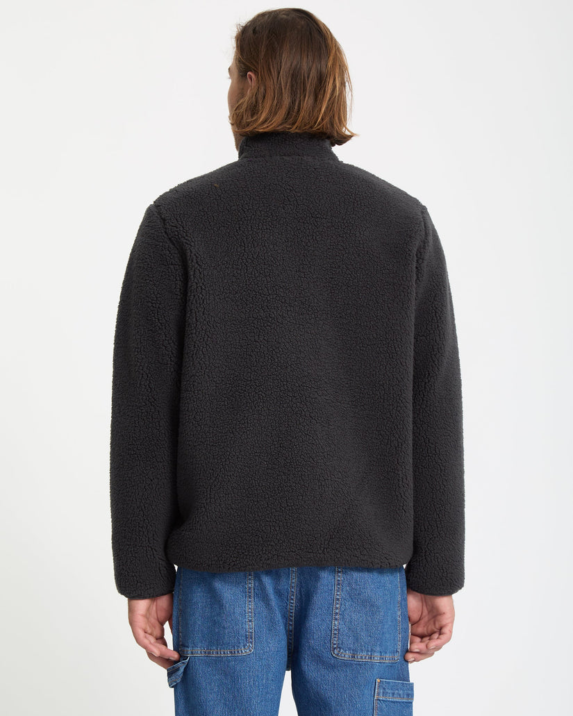 Chaqueta Storm Stone Zip Sherpa - Asphalt Black
