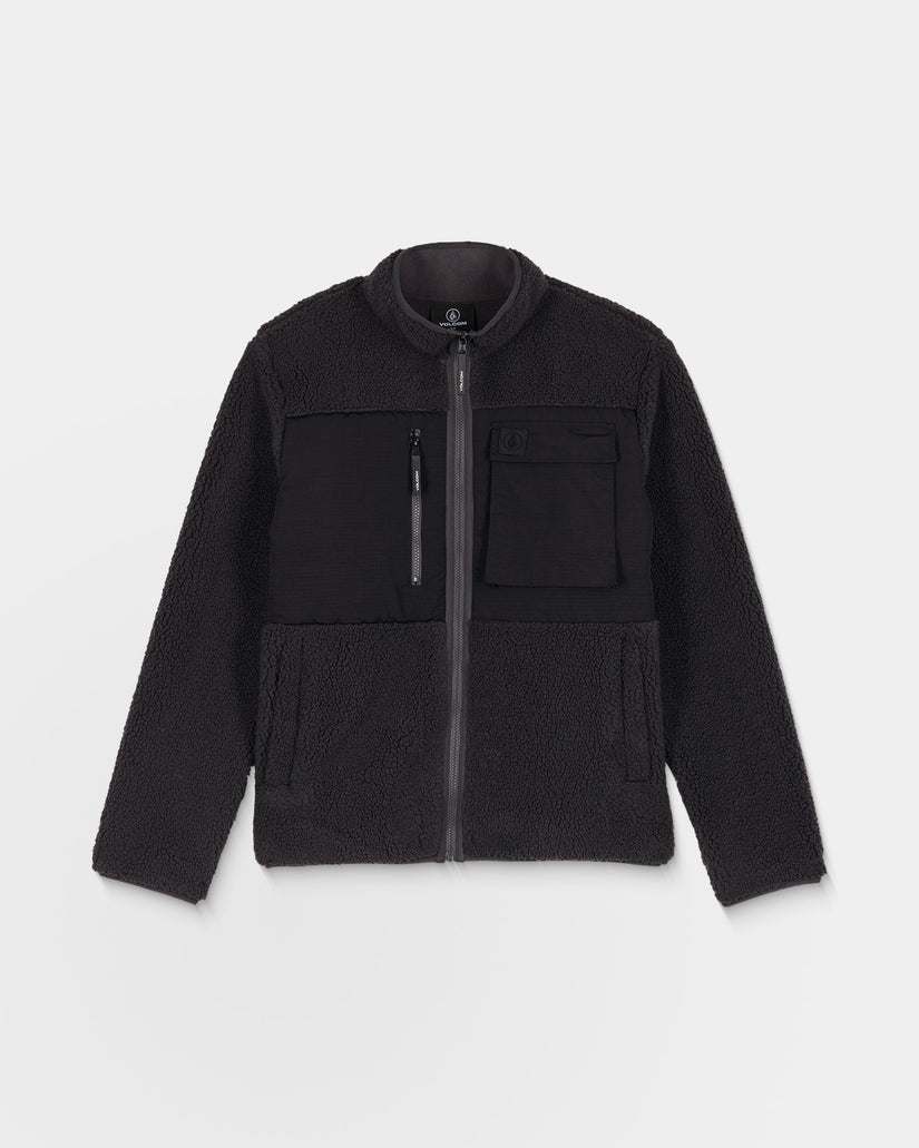 Chaqueta Storm Stone Zip Sherpa - Asphalt Black