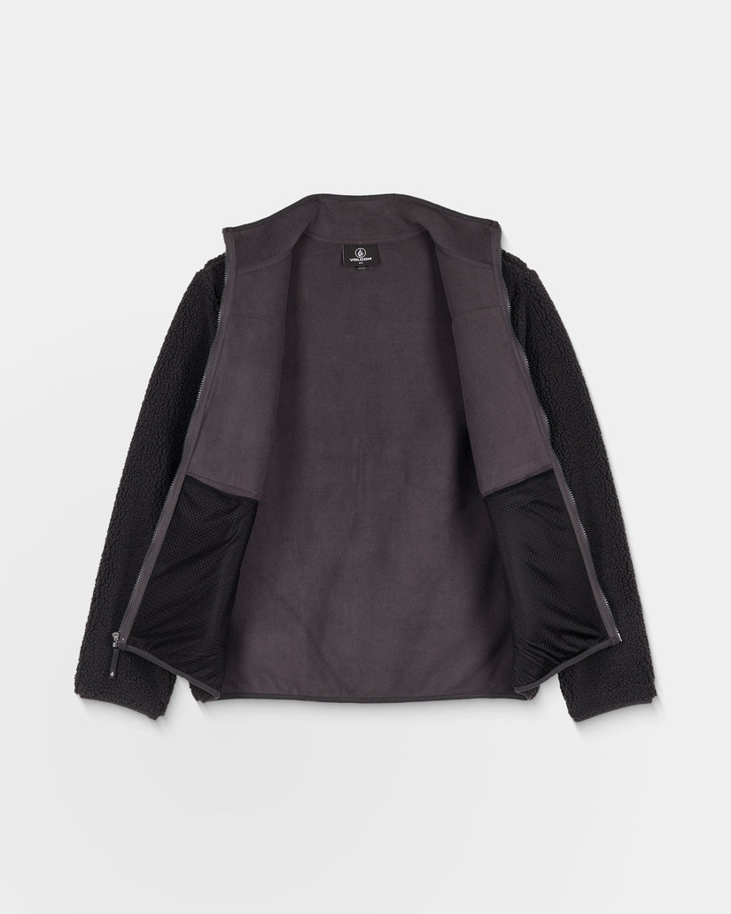 Chaqueta Storm Stone Zip Sherpa - Asphalt Black