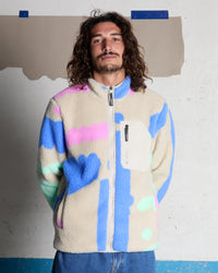 Chaqueta Carrau Fuzzar Zip Sherpa - Multi
