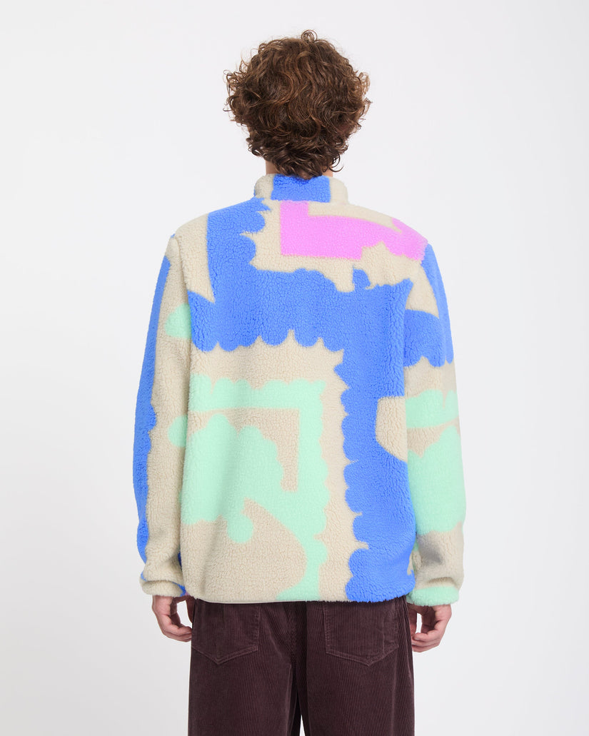 Chaqueta Carrau Fuzzar Zip Sherpa - Multi