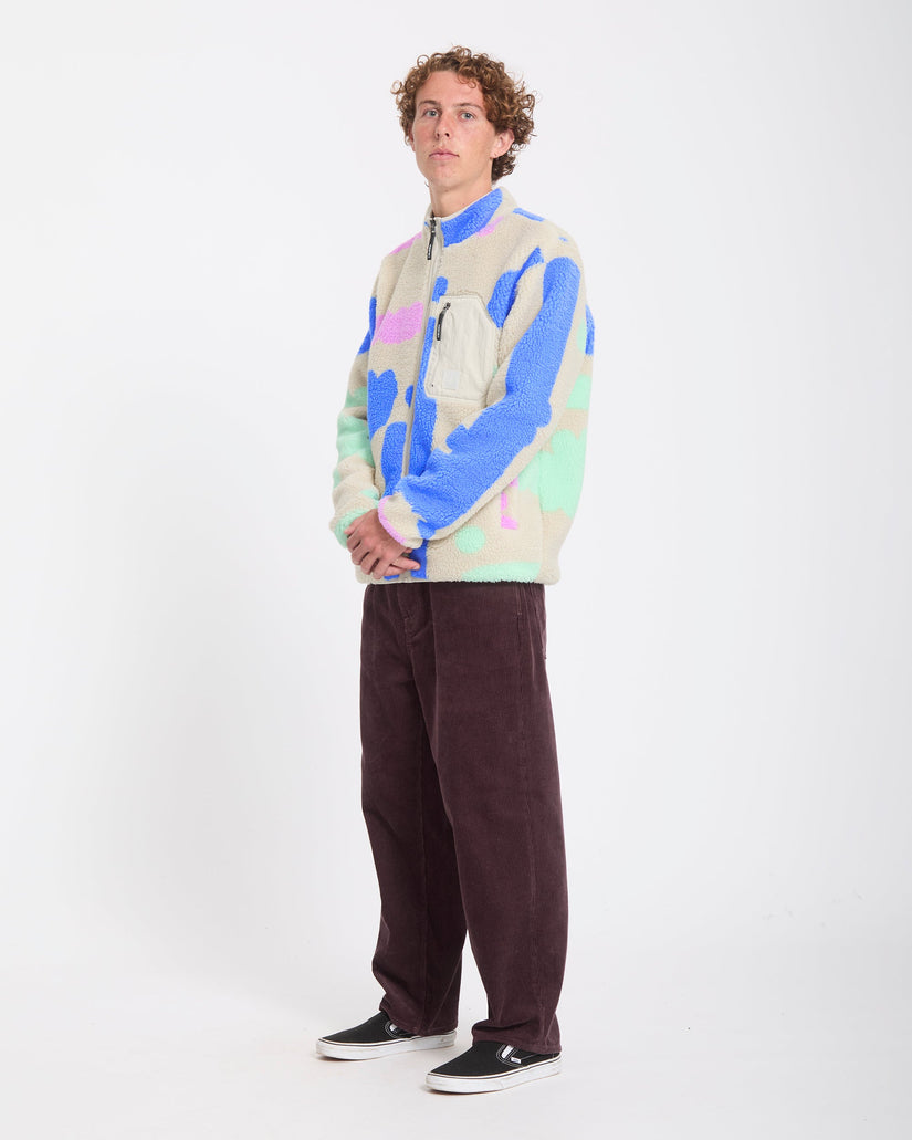 Chaqueta Carrau Fuzzar Zip Sherpa - Multi