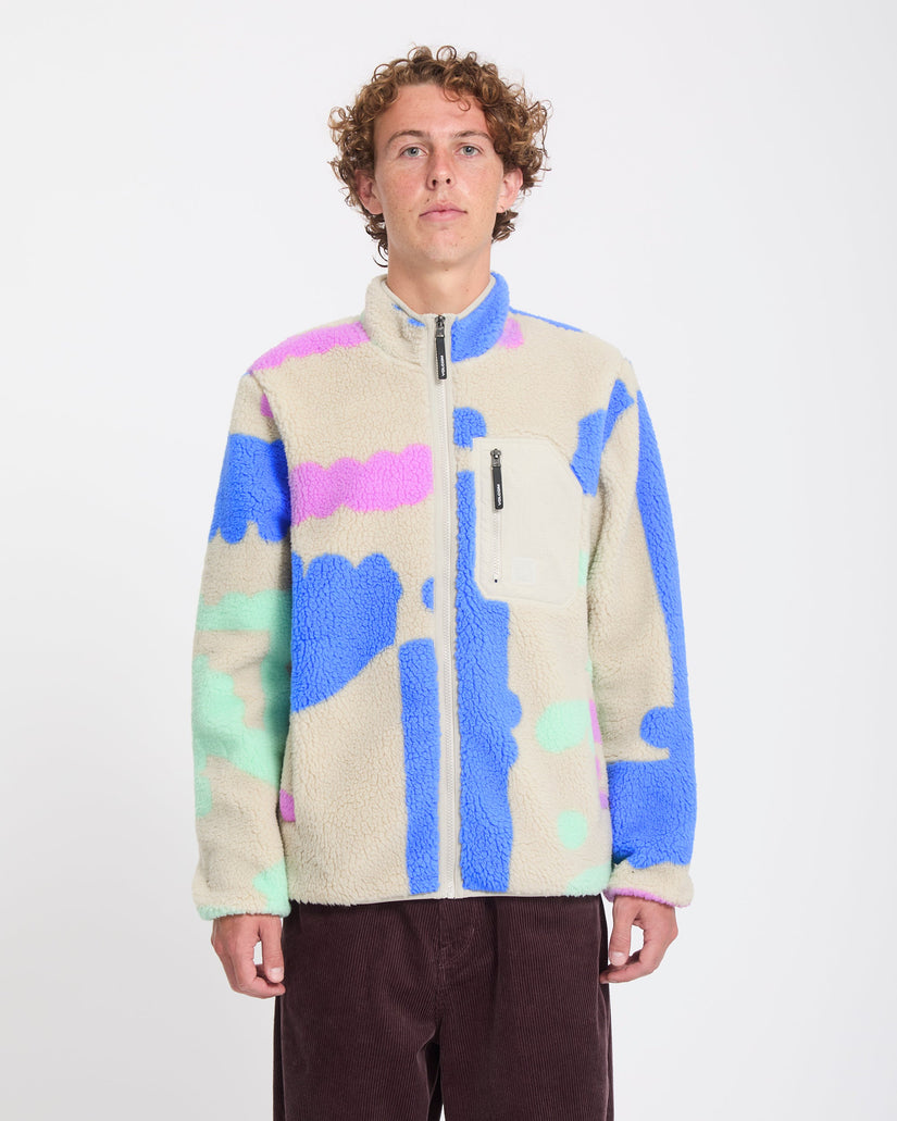 Chaqueta Carrau Fuzzar Zip Sherpa - Multi