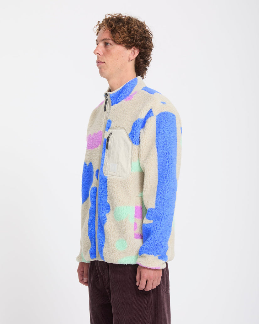 Chaqueta Carrau Fuzzar Zip Sherpa - Multi